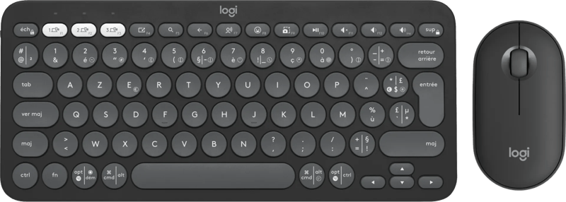 Logitech Pebble 2 Combo Azerty Zwart