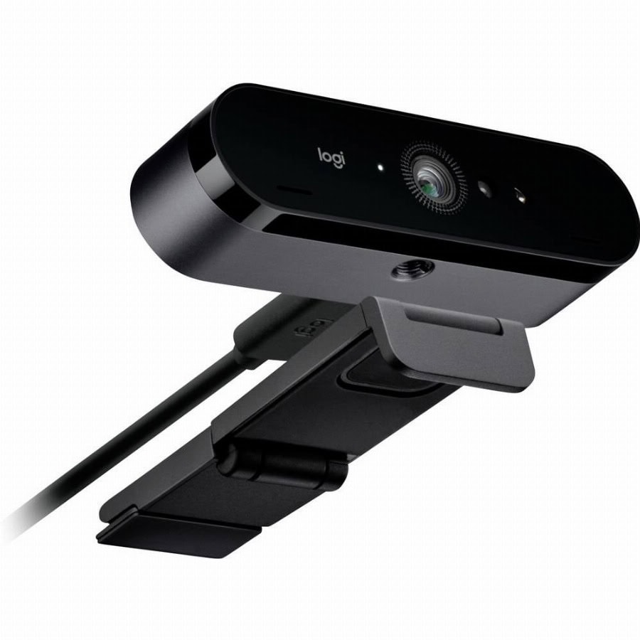 Logitech Brio 4K-webcam 4096 x 2160 Pixel Klemhouder