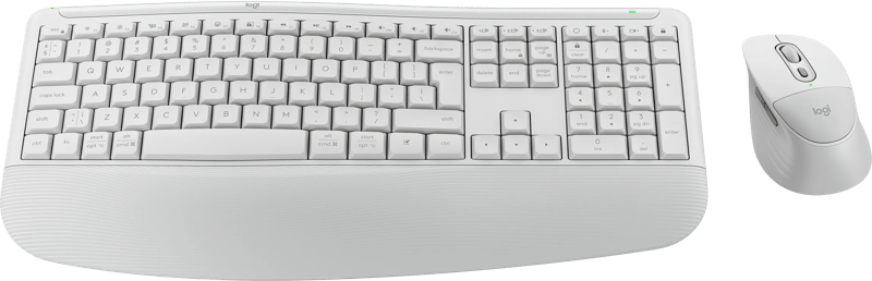 Logitech MK880 Signature Comfort Plus Draadloze Toetsenbord en Muis Combo Offwhite QWERTY