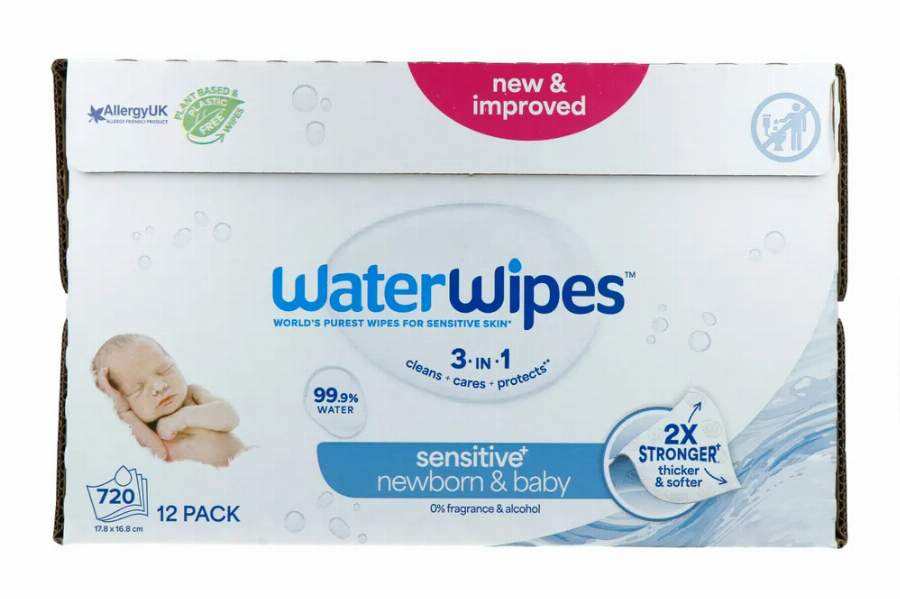 WaterWipes Vochtige Doekjes Bio 12x60