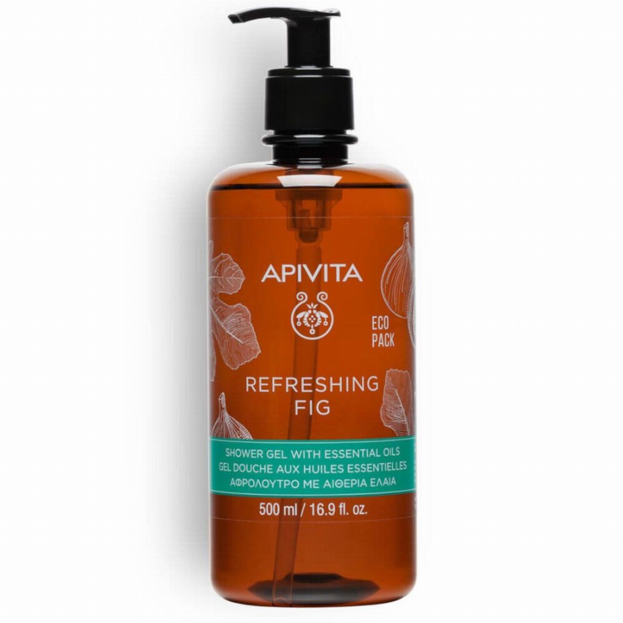 Apivita Refreshing Fig Douchegel met Essentiële Oliën 500
