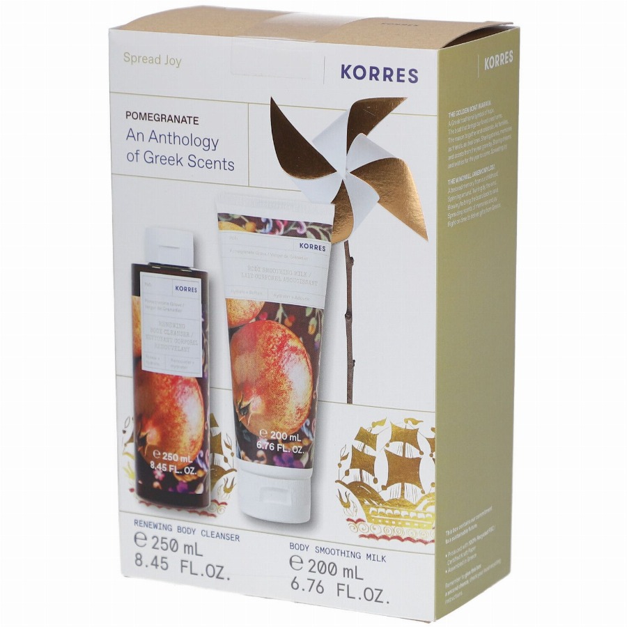 Korres Granaatappel Bodylotion + Douchegel 250+200 Set