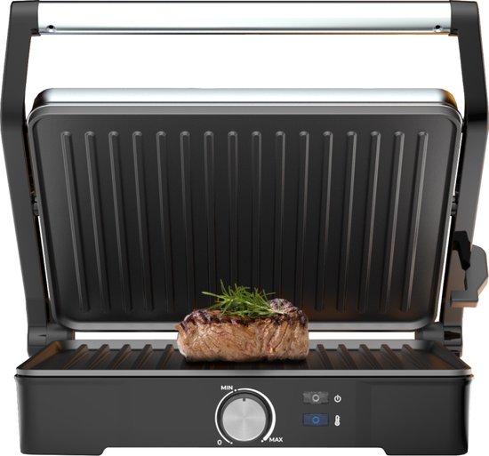 AENO EG2 - Contactgrill - Tweezijdig plaat - Instelbare temperatuur - 2000W