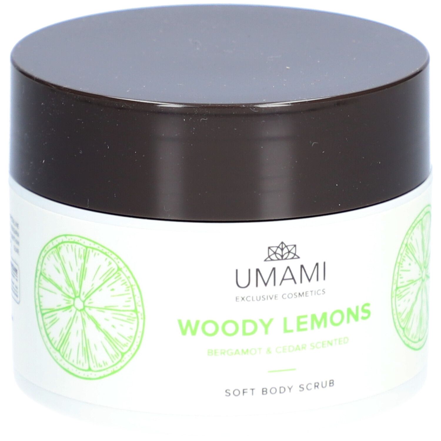 Umami Woody Lemons Soft Body Scrub Bergamot & Ceder 250 Crème