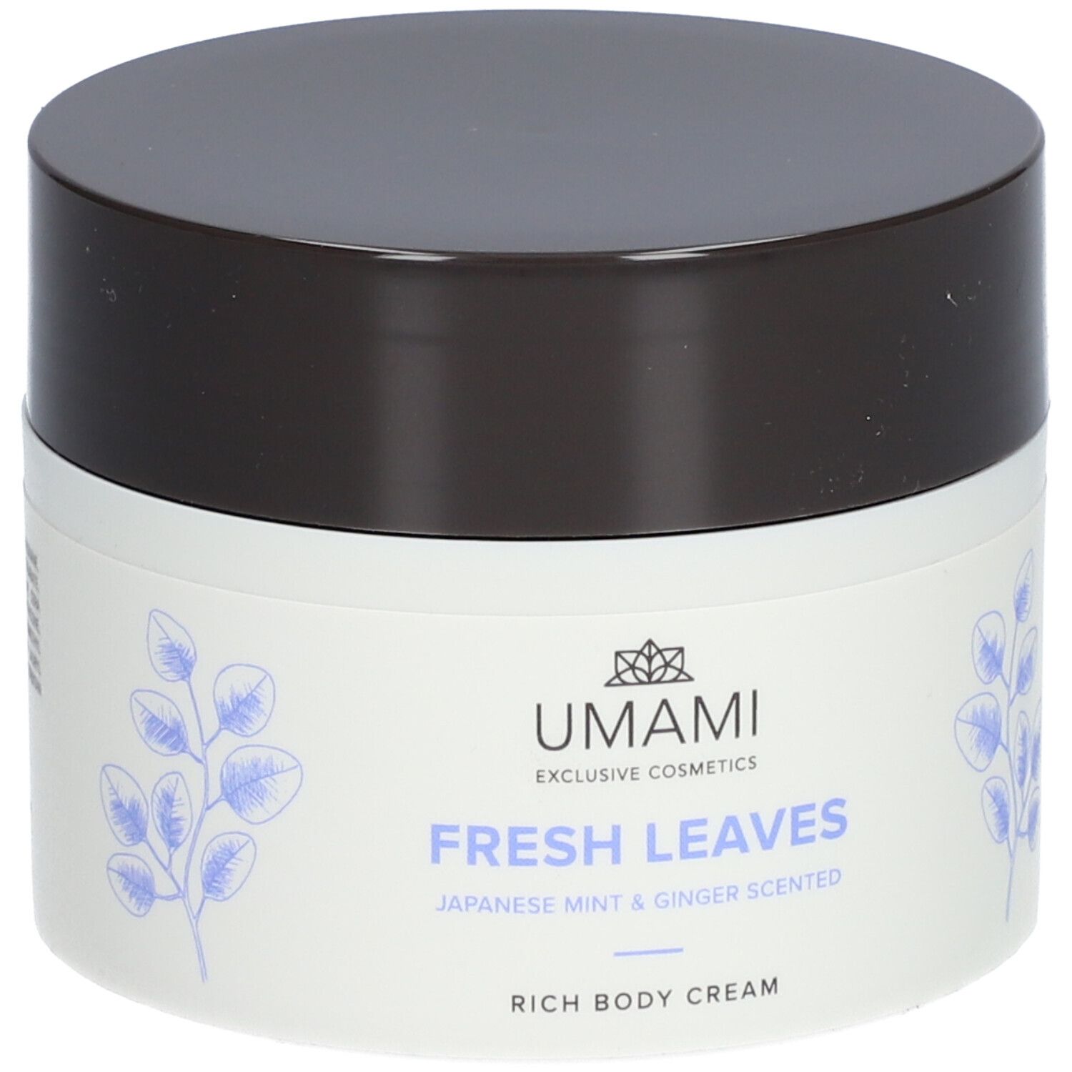 Umami Fresh Leaves Rich Body Cream Japanse Munt & Gember 250 Crème