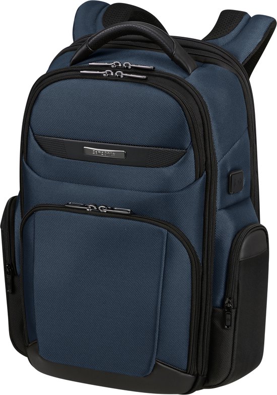 Samsonite Pro-DLX 6 Rugzak expandable 15.6" Blauw