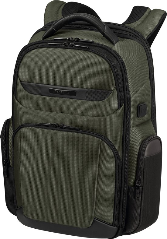 Samsonite Pro-DLX 6 Rugzak expandable 15.6" Groen
