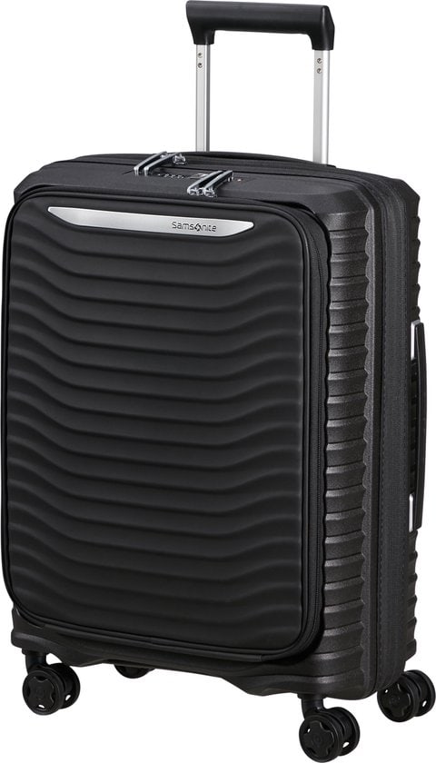 Samsonite Upscape Spinner uitbreidbaar (4 wielen) 55cm Zwart