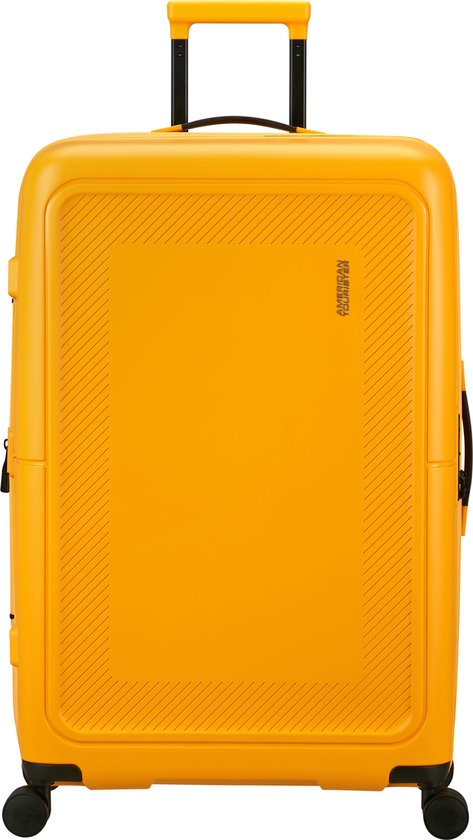 American Tourister Dashpop 4 wielen Trolley 77 cm met uitbreidingsplooi – Harde bagage – TSA slot – golden yellow