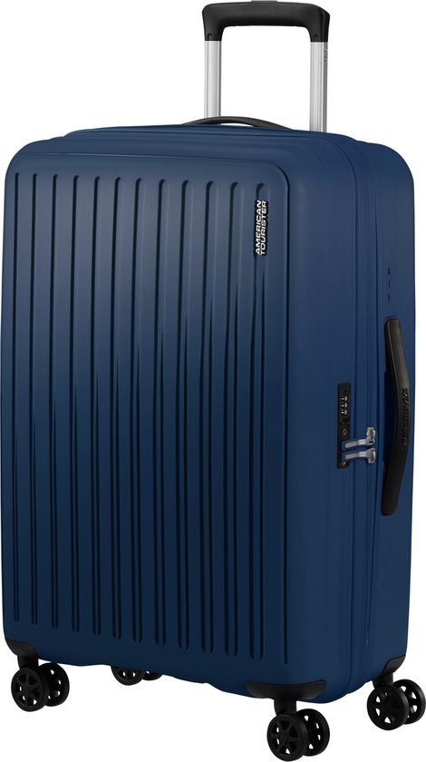 American Tourister Rejoy 4 wielen Trolley 68 cm - Harde bagage - TSA slot - navy blue