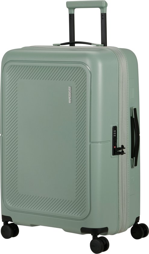 American Tourister Dashpop 4 wielen Trolley 67 cm met uitbreidingsplooi - Harde bagage - TSA slot - iceberg green