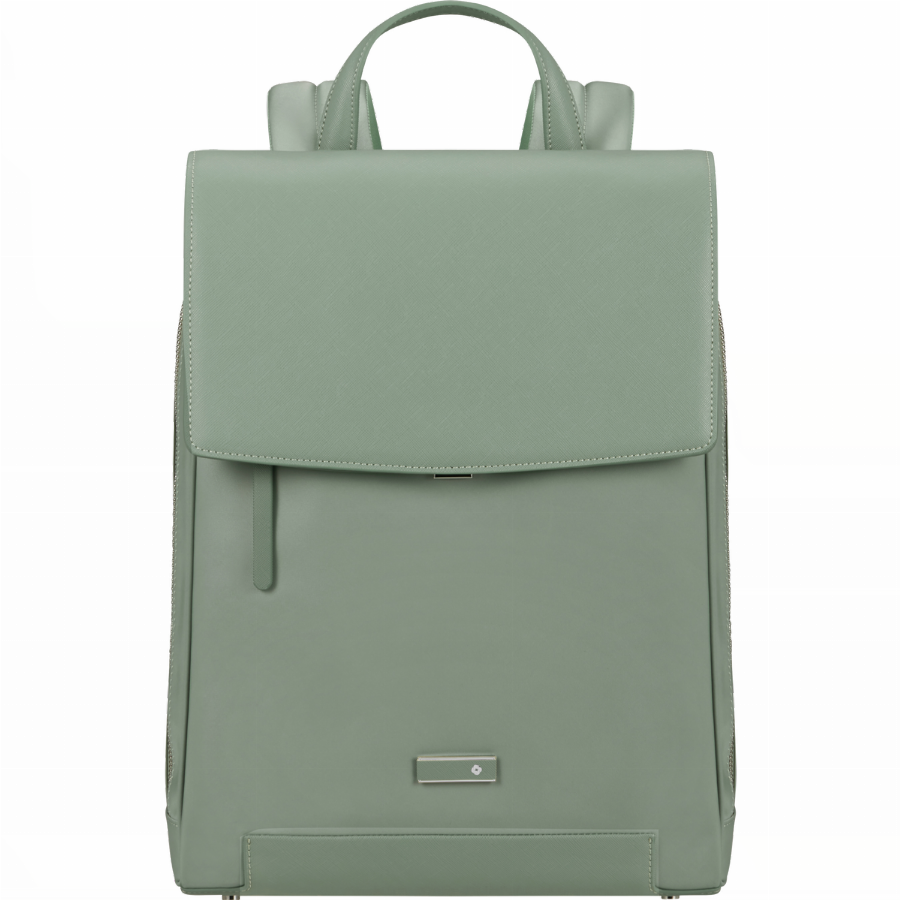 Samsonite Zalia 3.0 Rugzak met flap 14.1″ Mineral Green