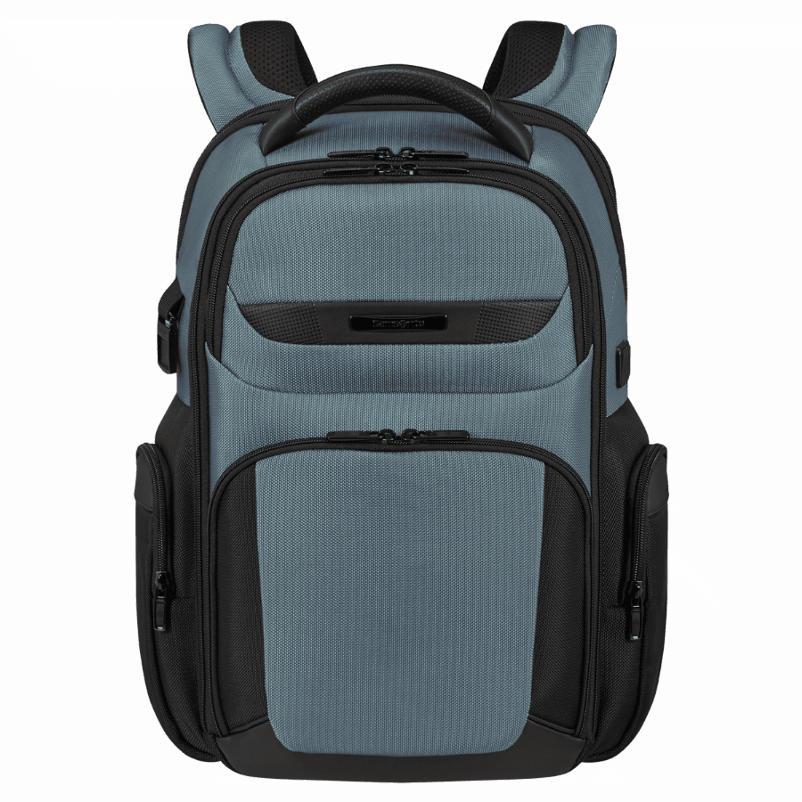 Samsonite Pro-DLX 6 Rugzak expandable 15.6" Dusty Blue