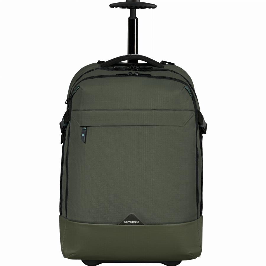 Samsonite Roadseeker Laptoptas op wielen 17.3″ Donker Olijfgroen