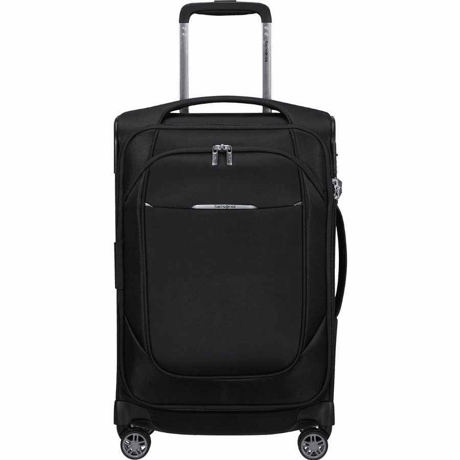 Samsonite Re-Lite Spinner uitbreidbaar (4 wielen) 55cm Zwart