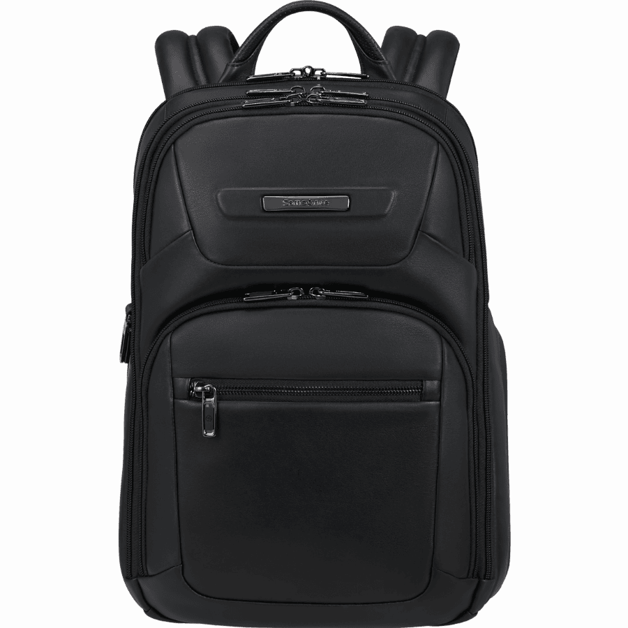 Samsonite Pro-Dlx Leather Rugzak 14.1″ Zwart