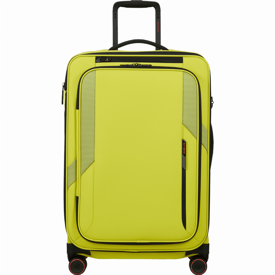 Samsonite Glazed Spinner uitbreidbaar (4 wielen) 67cm Lime punch