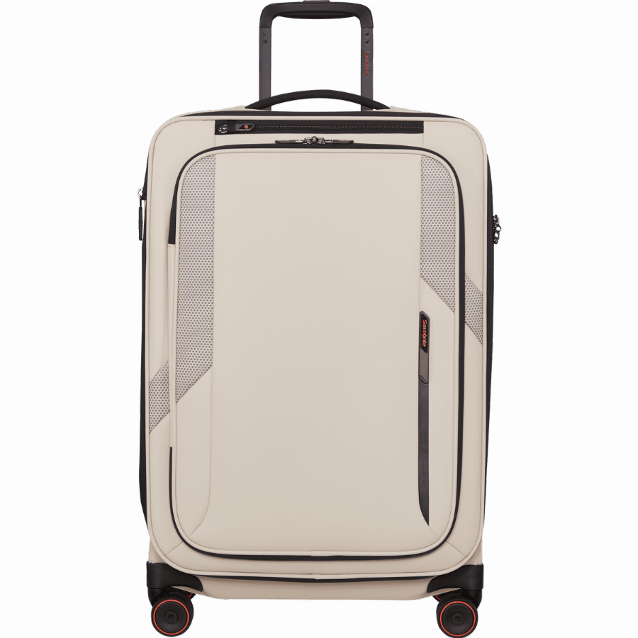 Samsonite Glazed Spinner uitbreidbaar (4 wielen) 67cm Sandstone