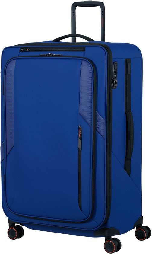 Samsonite Glazed Spinner uitbreidbaar (4 wielen) 78cm Electric Blue