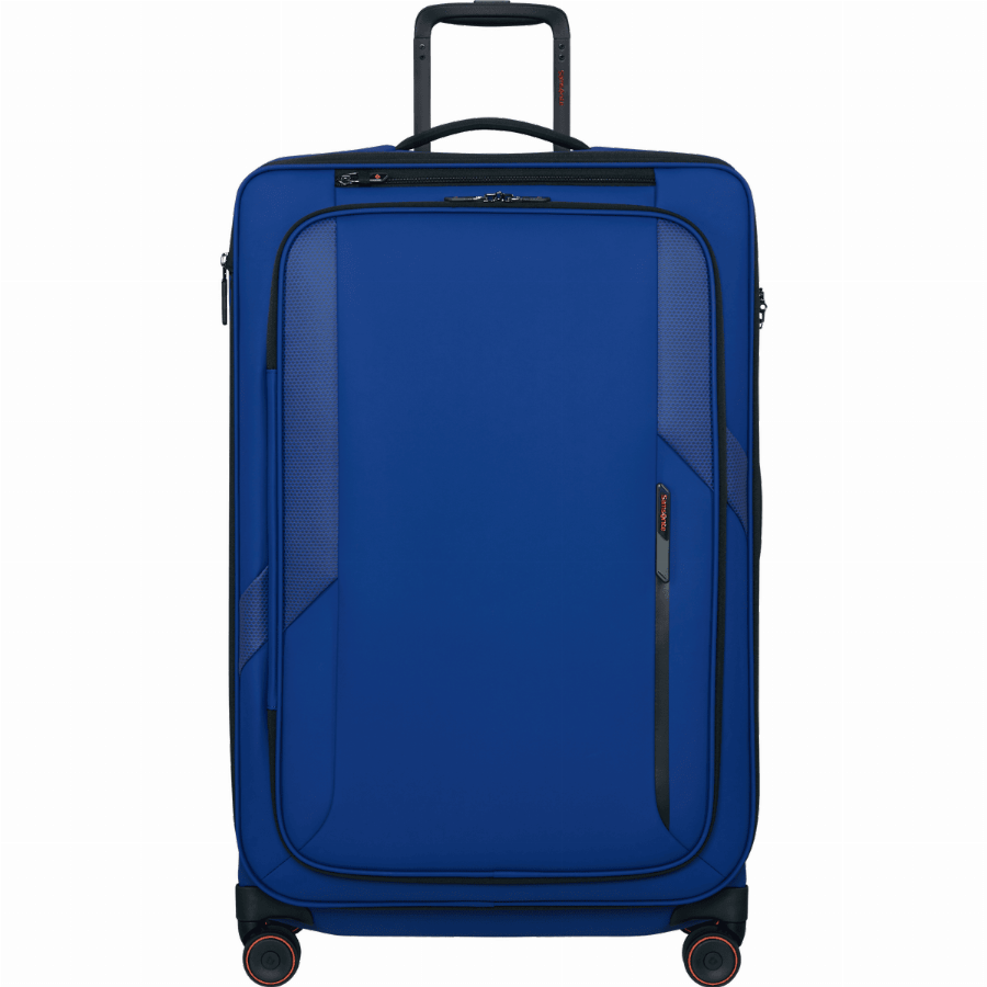 Samsonite Glazed Spinner uitbreidbaar (4 wielen) 78cm Electric Blue