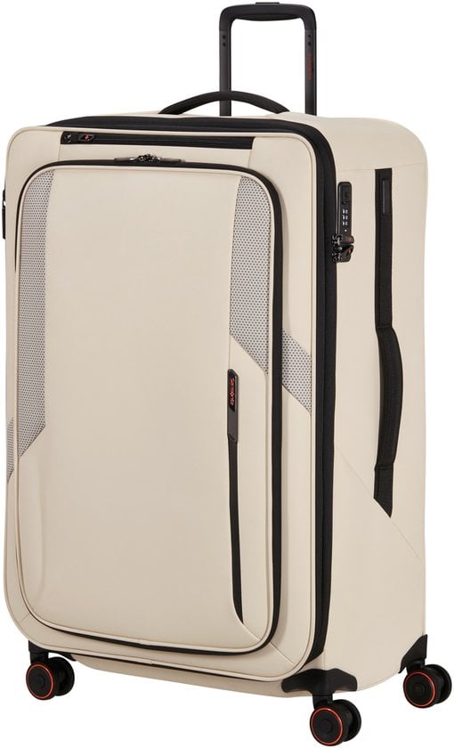 Samsonite Glazed Spinner uitbreidbaar (4 wielen) 78cm Sandstone