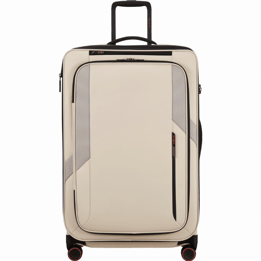 Samsonite Glazed Spinner uitbreidbaar (4 wielen) 78cm Sandstone