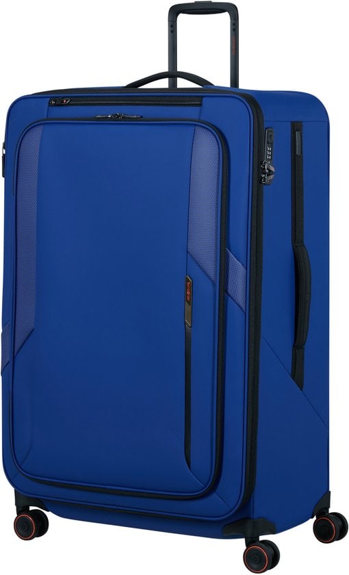 Samsonite Glazed Spinner uitbreidbaar (4 wielen) 84cm Electric Blue
