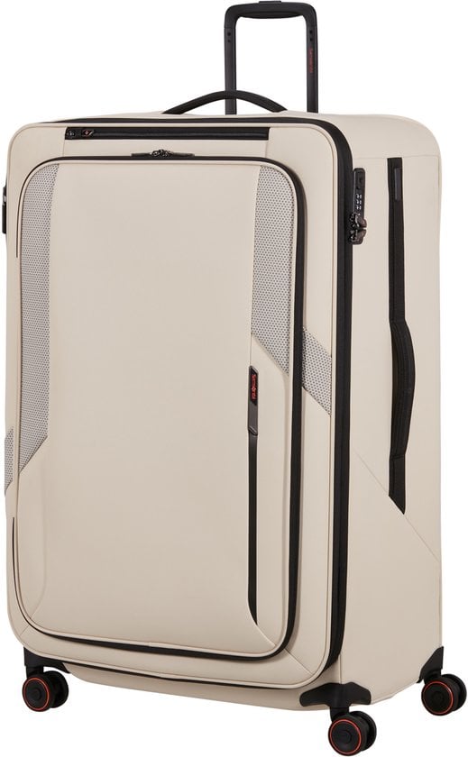 Samsonite Glazed Spinner uitbreidbaar (4 wielen) 84cm Sandstone