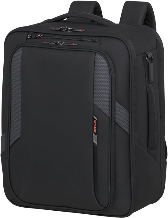Samsonite Glazed Rugzak 17.3" Zwart