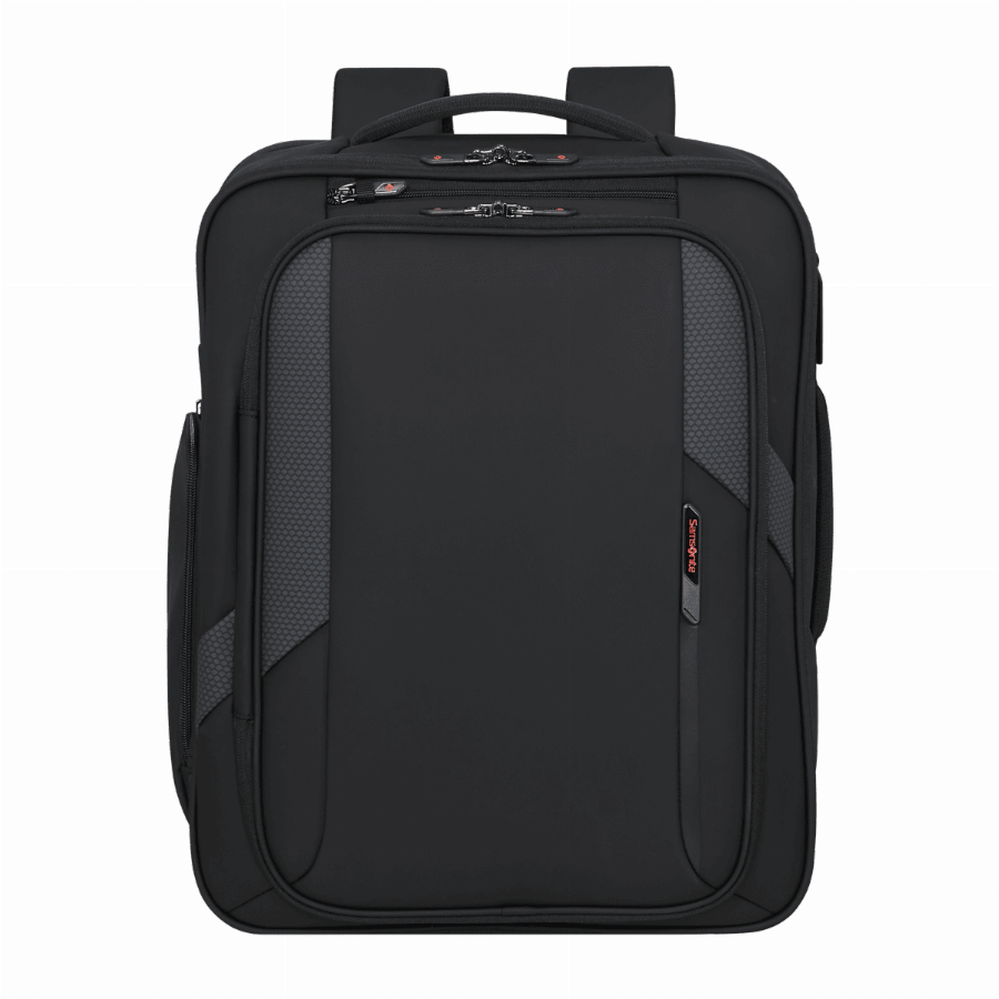 Samsonite Glazed Rugzak 17.3" Zwart