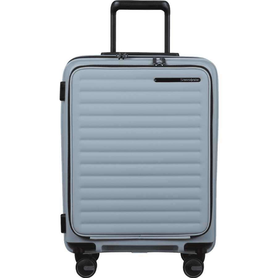 Samsonite Restackd Spinner uitbreidbaar (4 wielen) 55cm Fog Blue