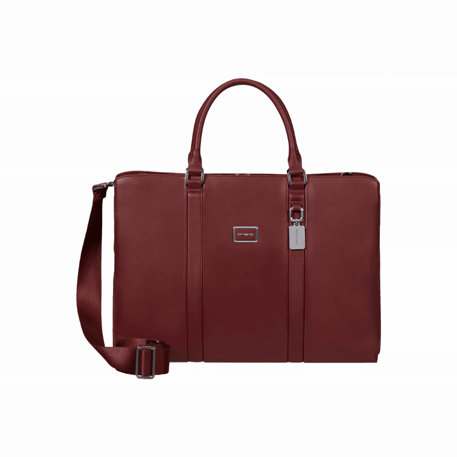 Samsonite Image Biz Leather Aktetas 15.6″ Ruby Wine