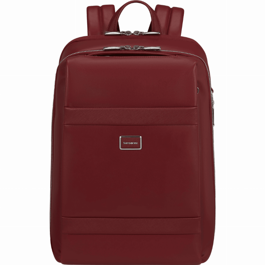 Samsonite Image Biz Leather Rugzak 14.1" Ruby Wine