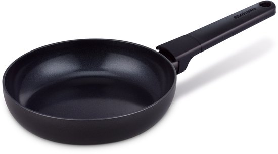 Brabantia VANTA Koekenpan - Ø 20 cm - 100% PFAS Vrij - Keramische Antiaanbaklaag Titanium Versterkt - Inductie Koekenpan - Zwart