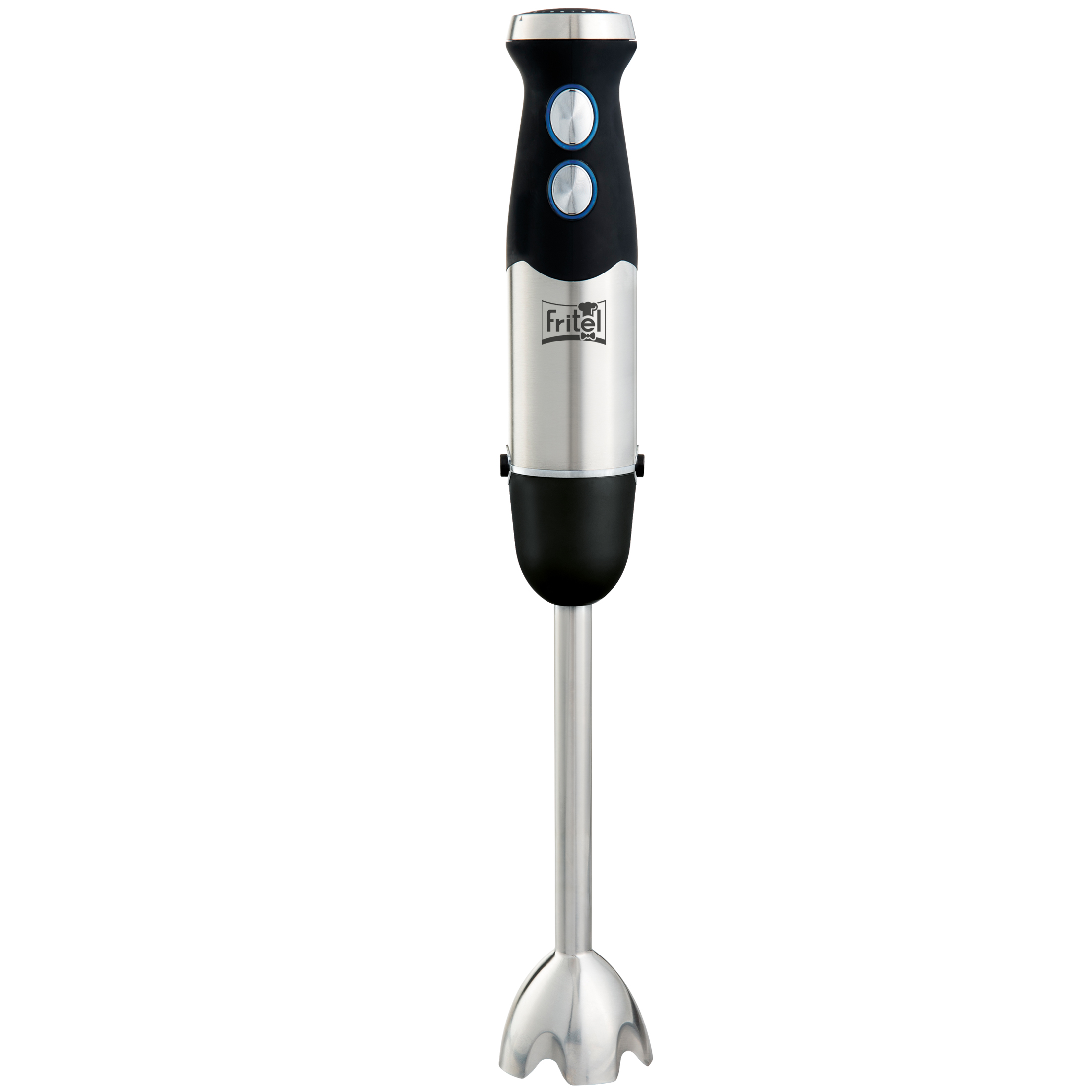 FRITEL Staafmixer HB 2870 – Staafmixerset / Handblender met accessoires – 25cm – 800W – 6 Messen – 2 Snelheden + Hakmolen + Maatbeker + 2 Kloppers
