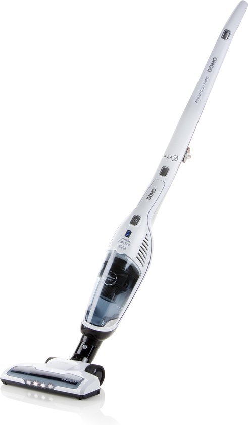 DOMO – DO217SV – Steelstofzuiger 2-in-1 – Cyclonisch – 14,4V