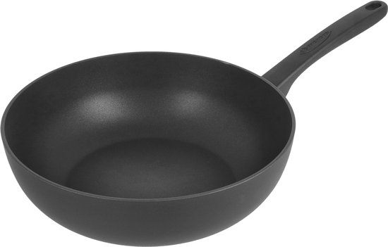 Demeyere Alu Bistro 3 Duraslide Wokpan – 28 cm Wok Uit Aluminium – Non Stick Wok Geschikt Voor Alle Warmtebronnen Inclusief Inductie – Traditionele Antikleeflaag Uit 3 Lagen Die We…