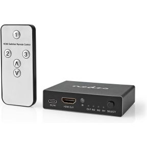 HDMI©-Switch | 3 poort(en) | 3x HDMI© Input | HDMI© Output | 8K@60Hz | 45 Gbps | Afstandbestuu