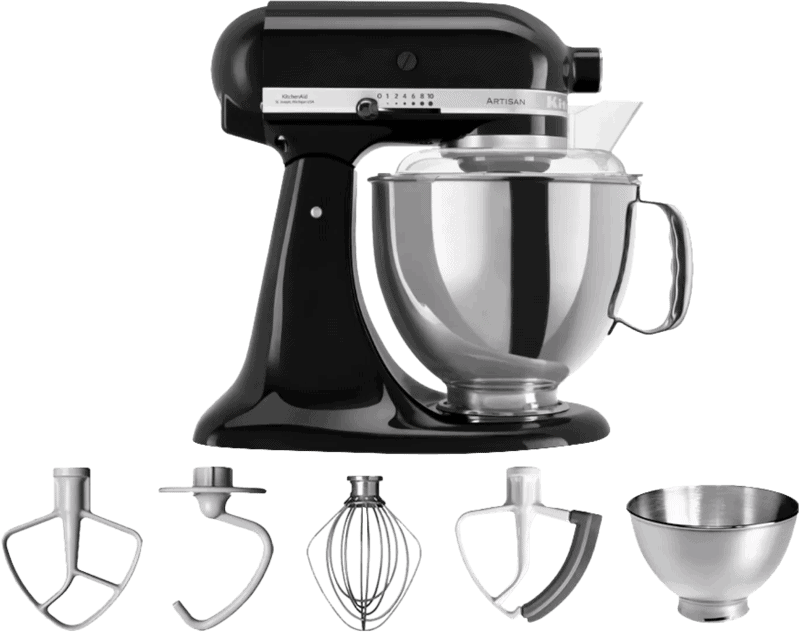 KITCHENAID ARTISAN ONYX BLACK 4.8L 5KSM175PSEOB