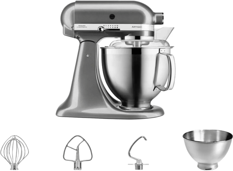 KitchenAid 5KSM185PSEMS Tingrijs