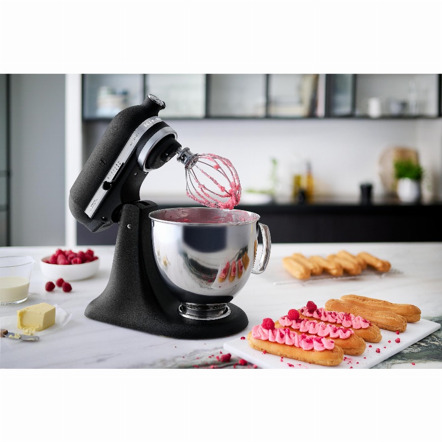 KitchenAid Keukenrobot - Artisan - Keukenrobot met 7 accessoires - 300 W - 4,8 L - Vulkaanzwart