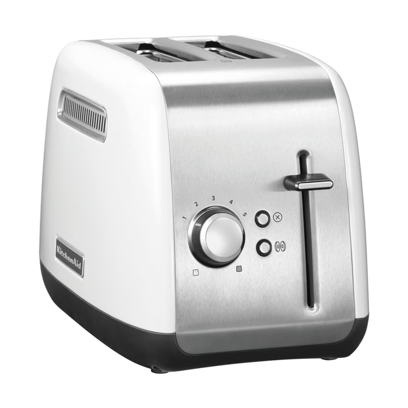 KitchenAid 5KMT2115EWH Classic broodrooster – roestvrij staal, wit