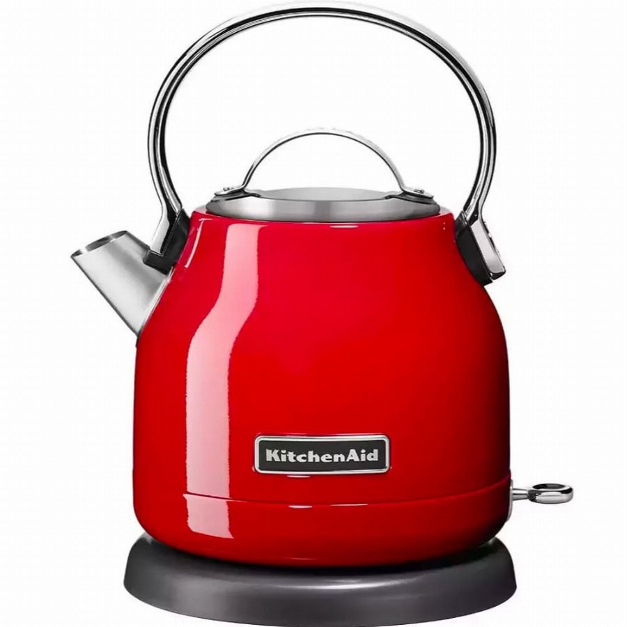 KitchenAid 5KEK1222EER waterkoker - 1,25 l - 2200 W - Zwart - Rood - Roestvrijstaal