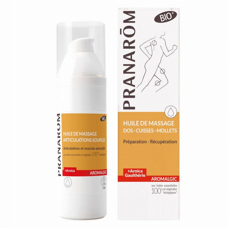 Pranarôm Aromalgic Massageolie Spieren en gewrichten 100 Olie