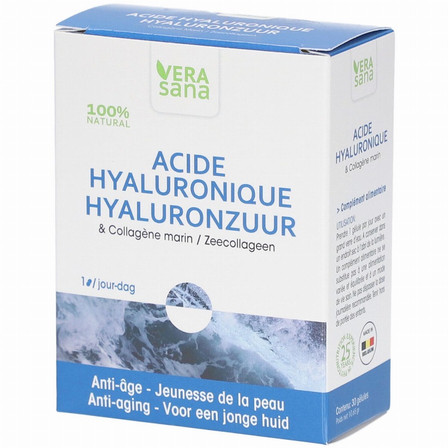 Vera Sana Hyaluronzuur + Zeecollageen 30 Capsules