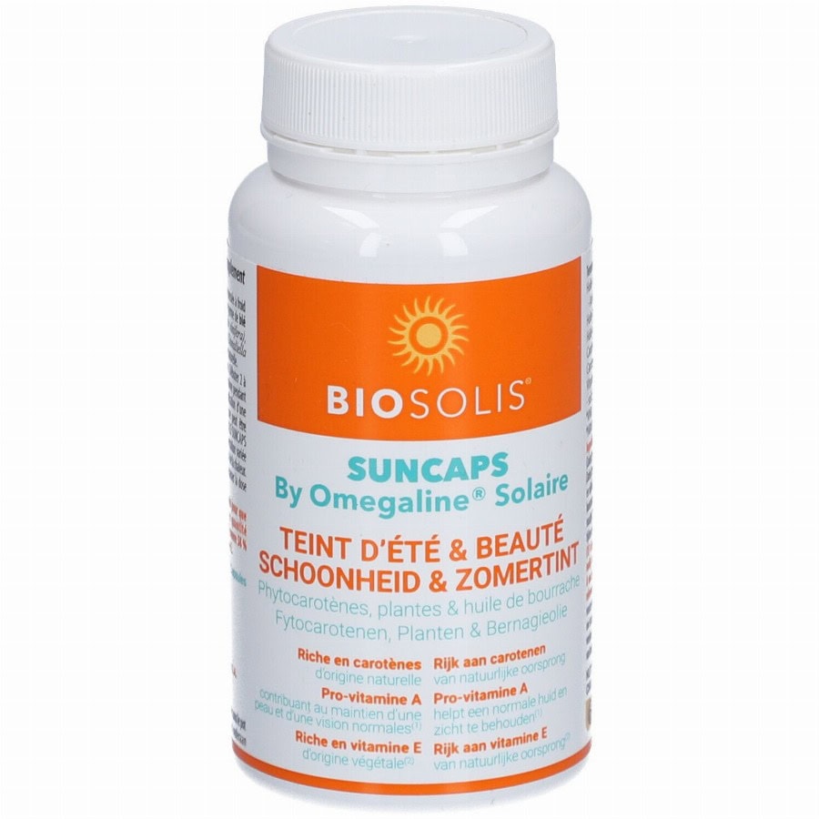 Biosolis Suncaps Schoonheid & Zomertint 60 Capsules