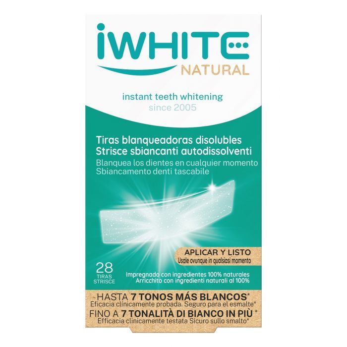 iWhite Natural Dissolving Whitening Strips 28 Stroken