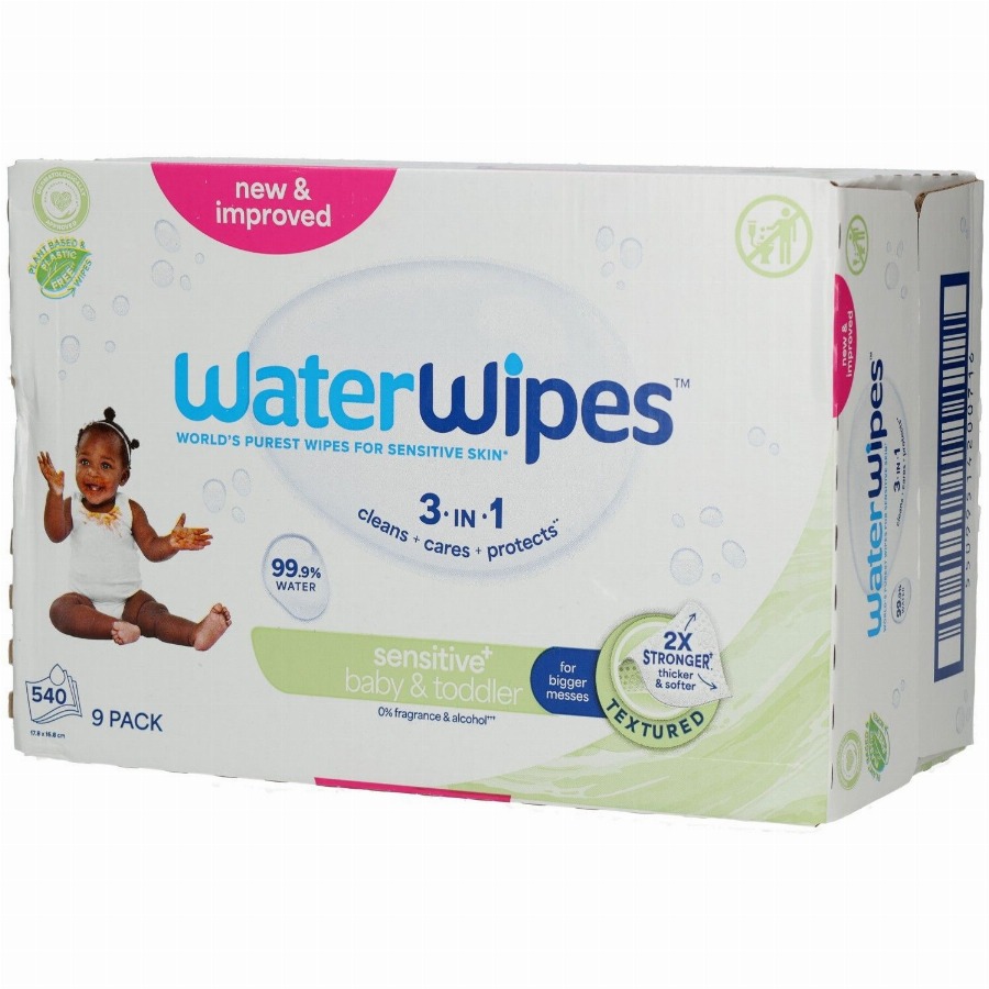 WaterWipes Snoetendoek Bio 9x60 Doekjes