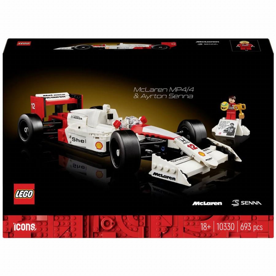 LEGO® ICONS™ 10330 McLaren MP4/4 en Ayrton Senna