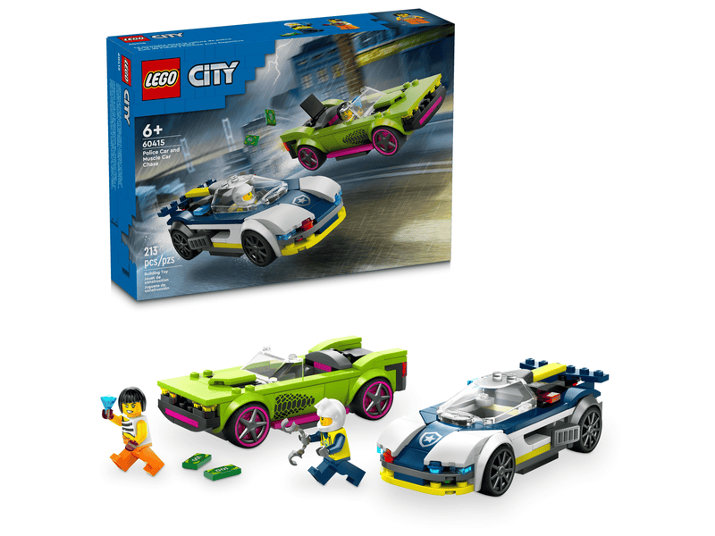 LEGO® CITY 60415 Politiewagen en snelle autoachtervolging
